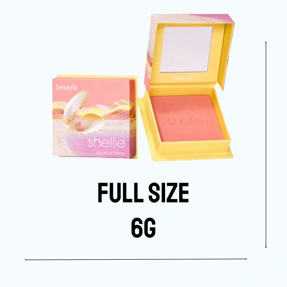 *🆕*NEW* BENEFIT | FULL | Shellie - Silky-Soft Powder Blush - Picture 4 of 10